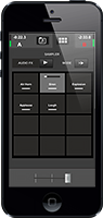 iPhone default skin (Sampler view)